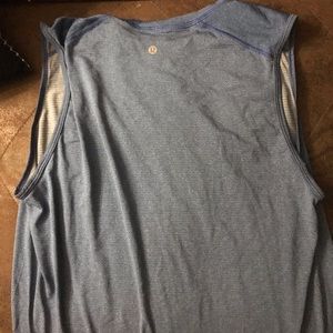 Blue lululemon athletic tank